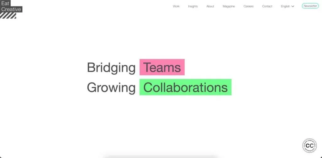 Top CPG Social Media Agencies - EatCreative homepage